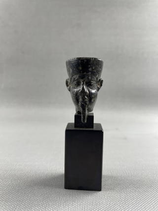 Small Head from a Statuette Probably a Portrait of Amon - Re