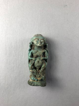 Amulet of Pataikos Flanked by Goddesses