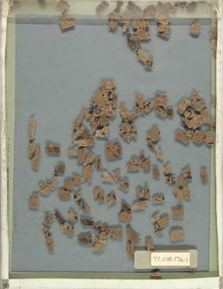Eight Groups of Papyrus Fragments Inscribed in Demotic and Greek