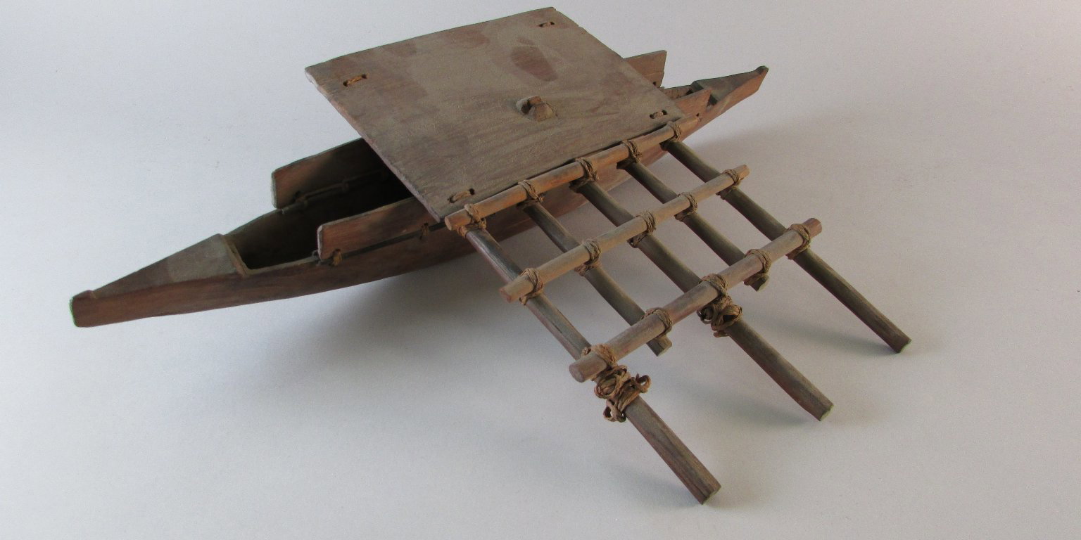 Outrigger Model Outrigger Canoe Model · Brooklyn Museum