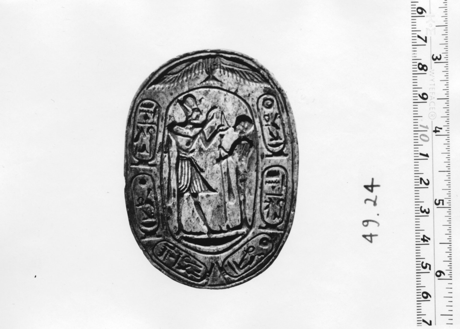Green Glazed Steatite Scarab