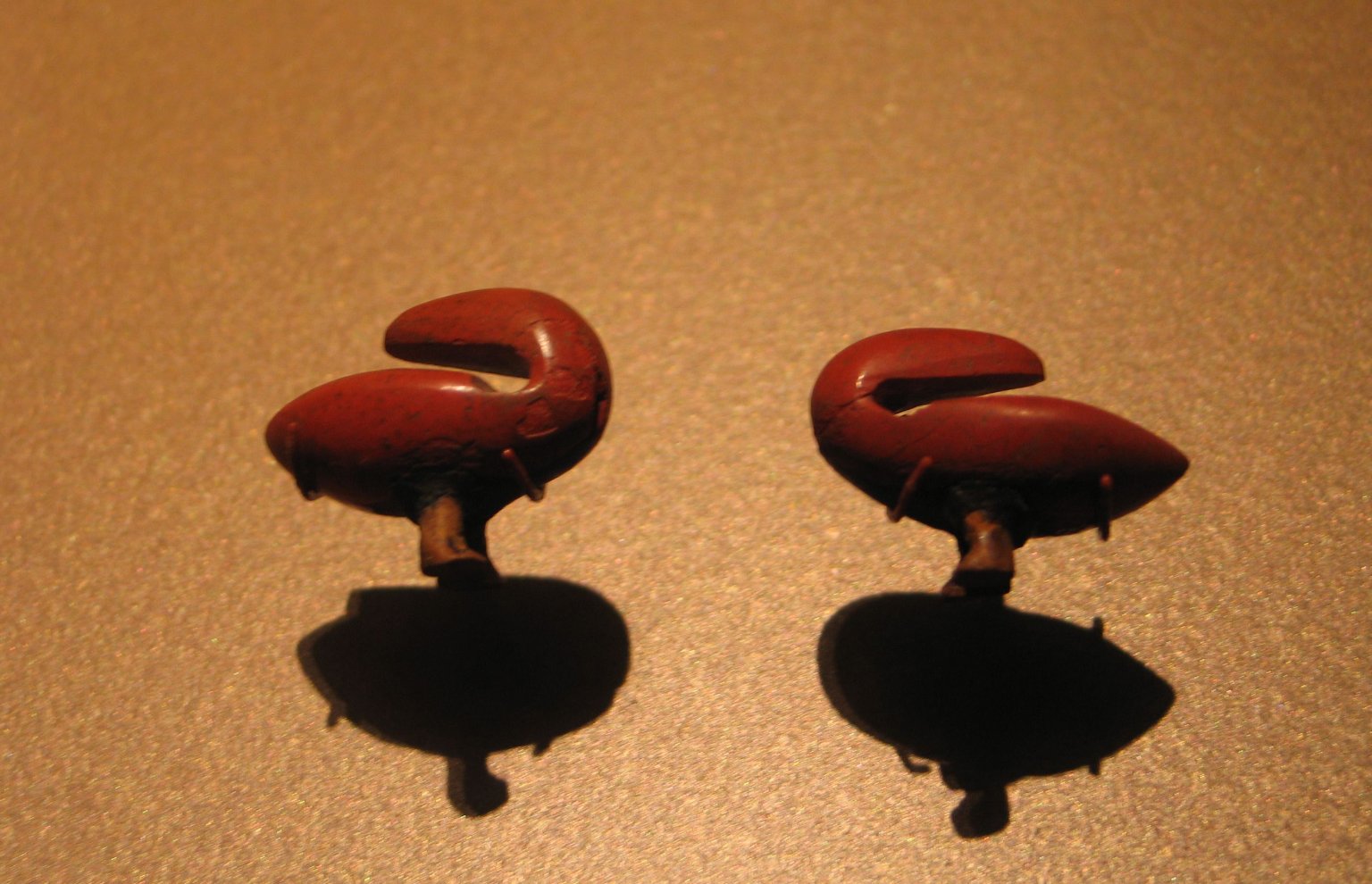 Earrings in Form of Ducks
