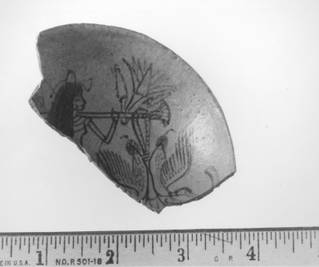 Fragment of a Decorated Bowl