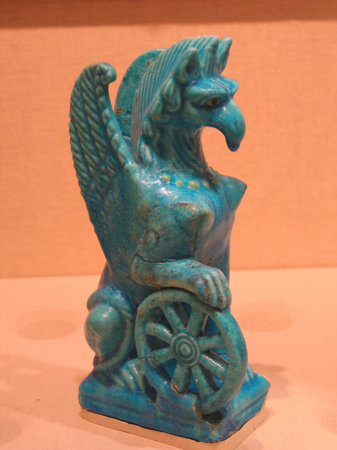 Statuette of Nemesis in Form of Female Griffin with Wings