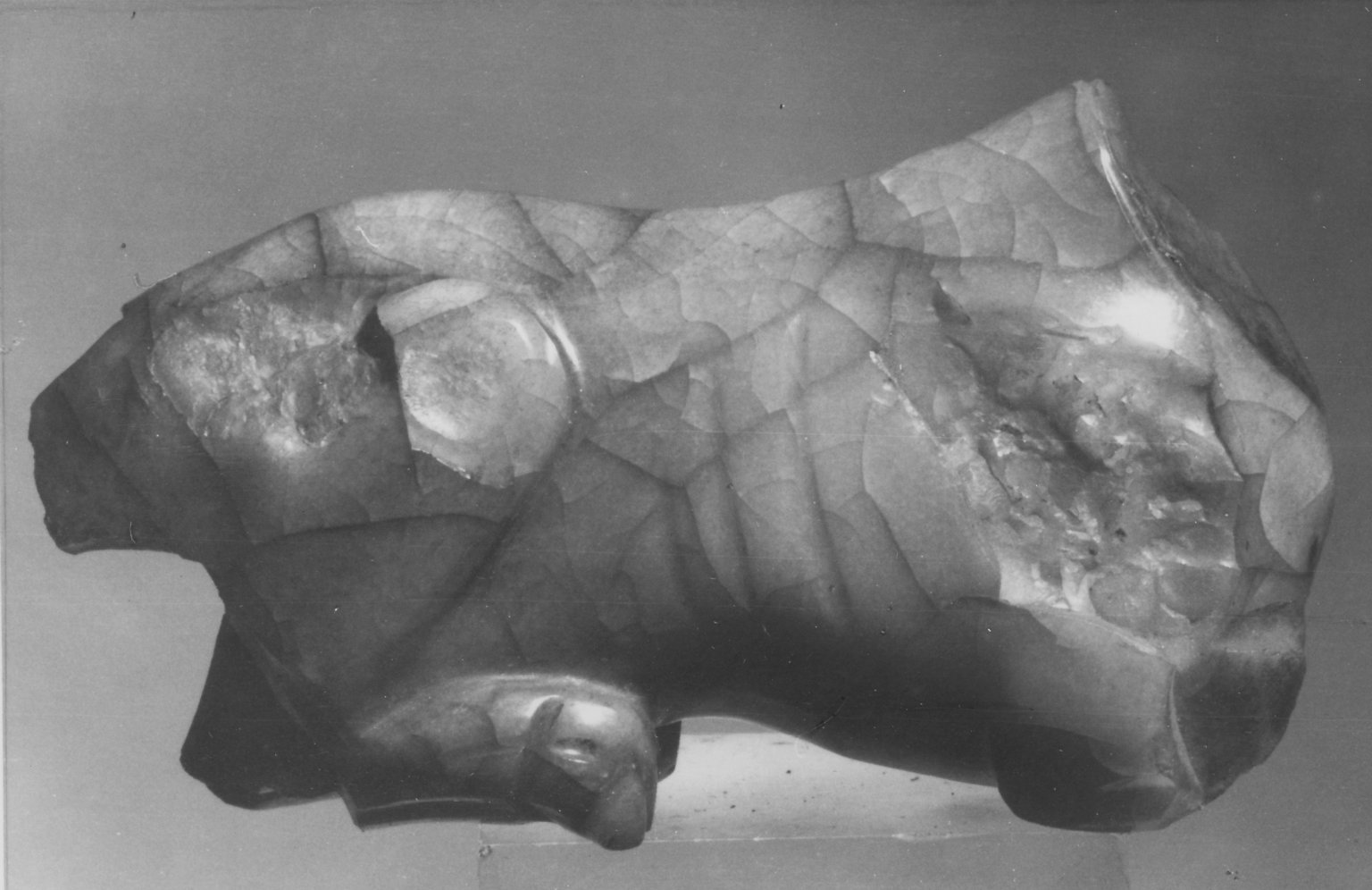 Fragmentary Sculpture of a Recumbent Lion