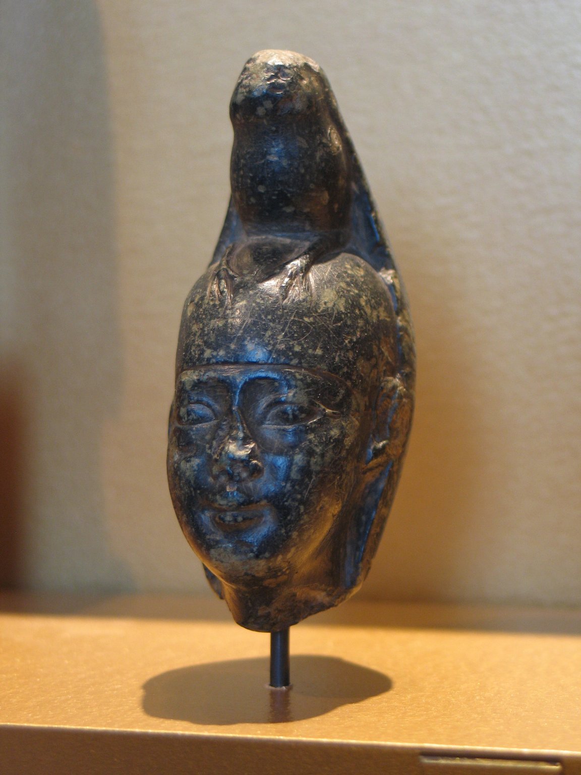 Hathor with Horus as Falcon