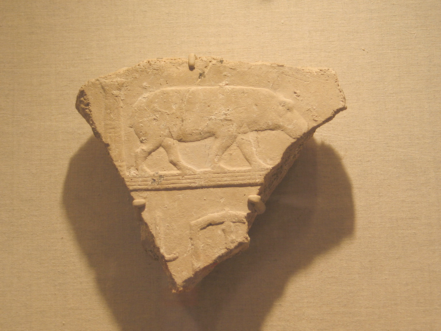 Relief of a Hippopotamus