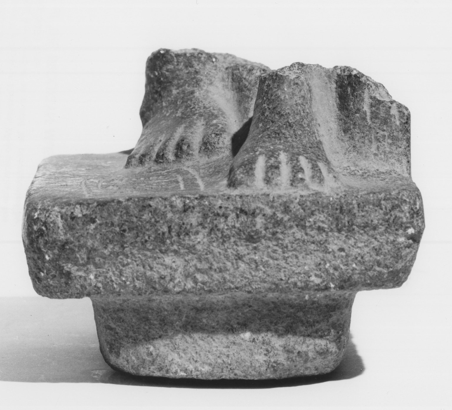 Lower Portion of a Statue