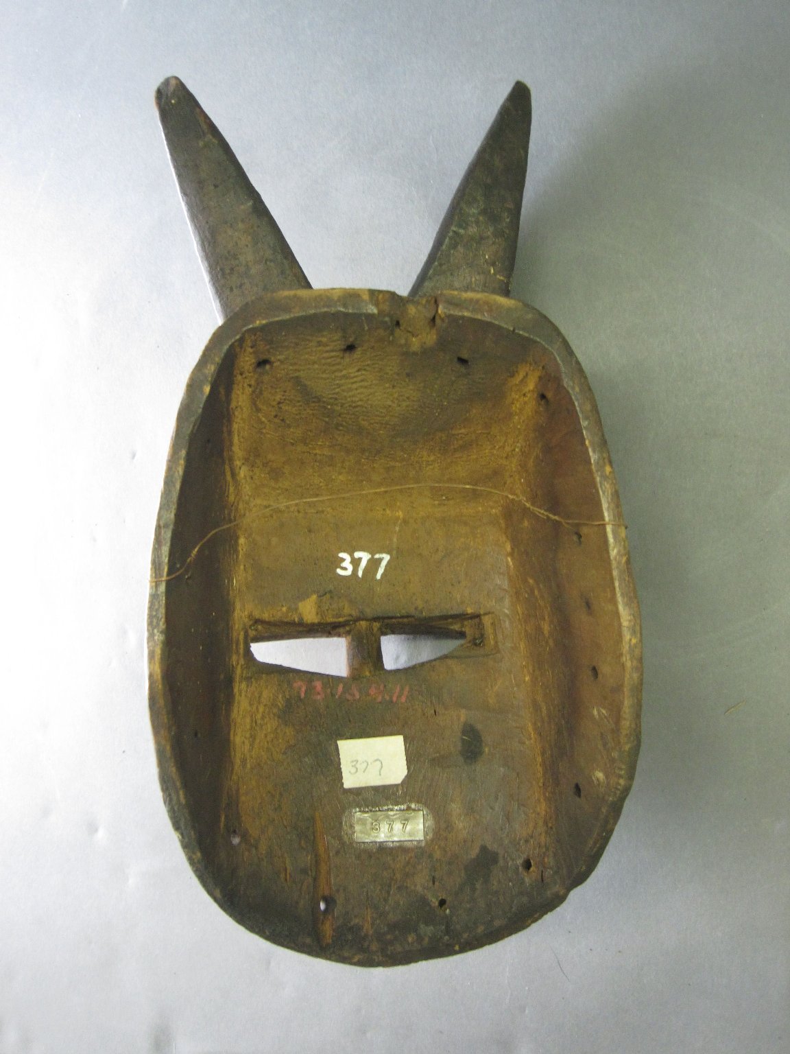 Face Mask with Two Horns · Brooklyn Museum