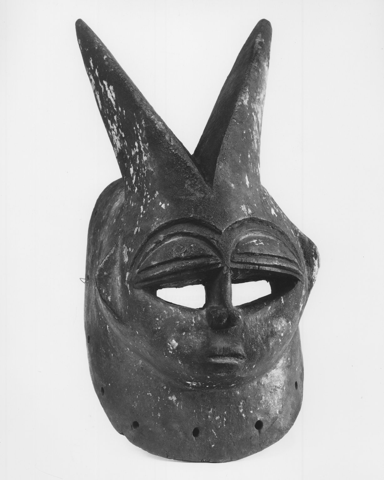 Face Mask with Two Horns · Brooklyn Museum