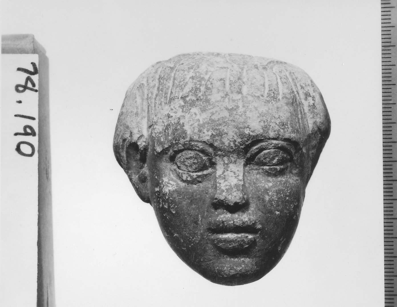 One Head from a Statue of a Prisoner